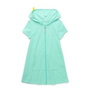 Wonder Nation Hooded Swim Coverup Young Girls MEDIUM 7/8